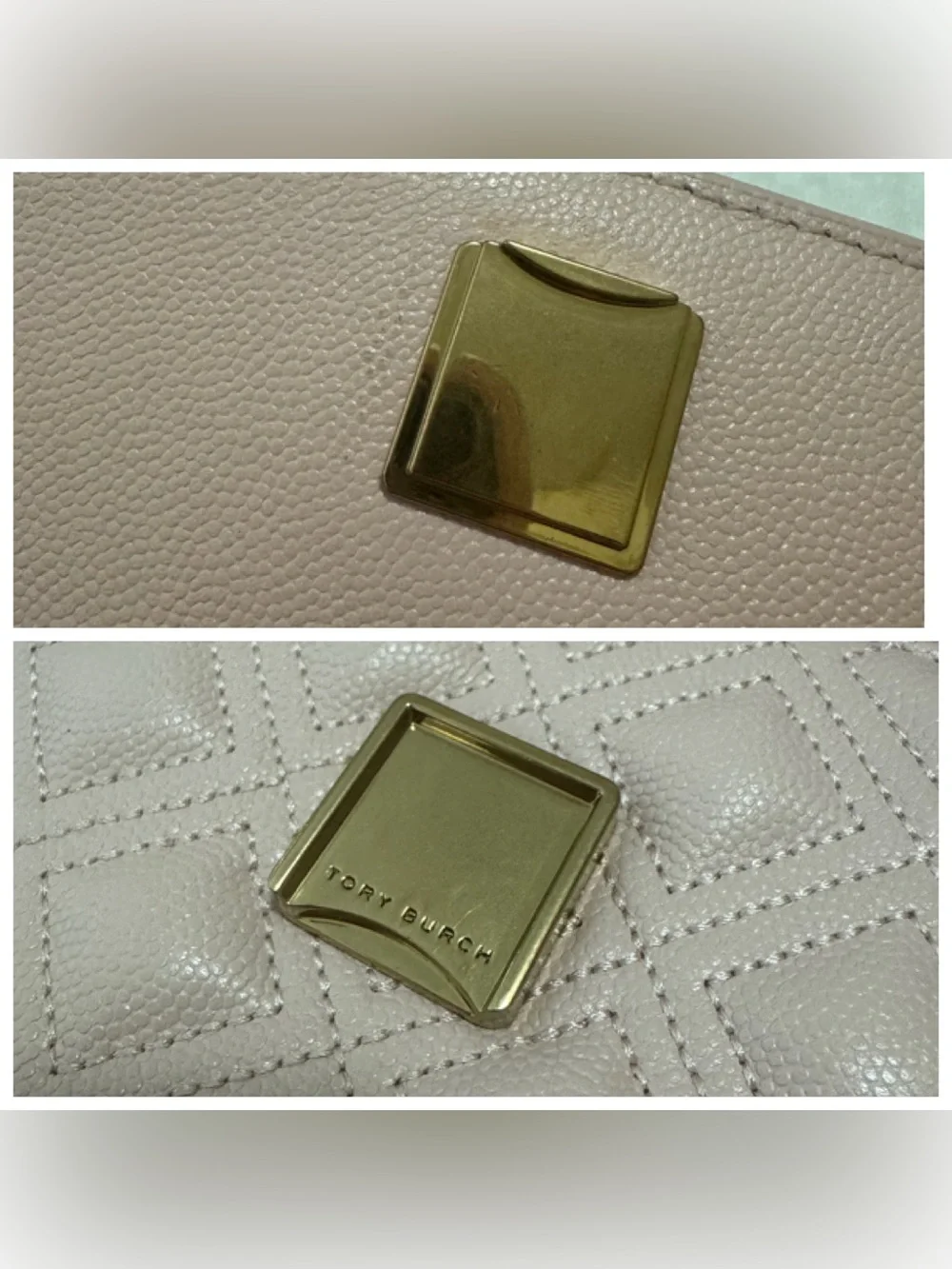 TORY BURCH Blush Fleming Soft Grain Small Convertible Shoulder Bag